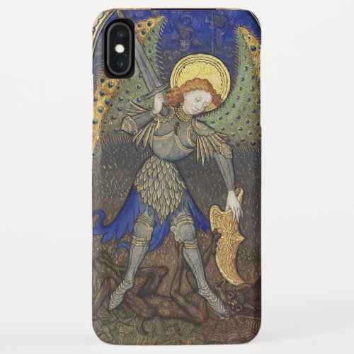 St Michael the Archangel with Devil iPhone XS Max Case