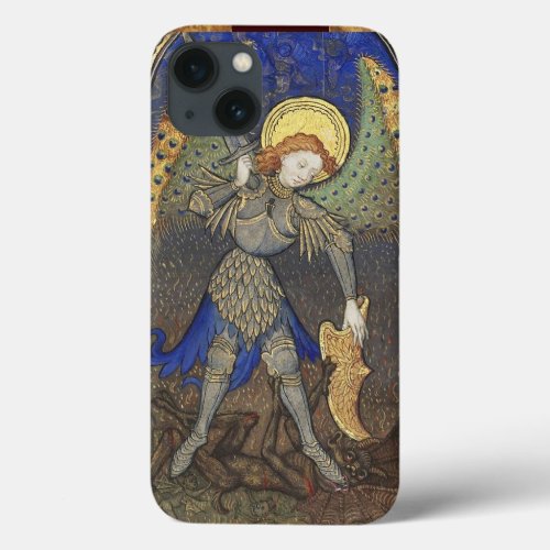 St Michael the Archangel with Devil iPhone 13 Case