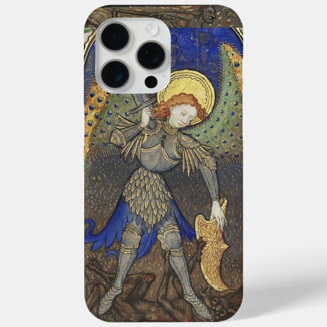 St. Michael the Archangel with Devil Case-Mate iPhone Case (Back)