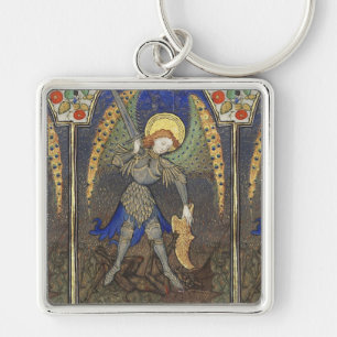 St. Michael the Archangel with Devil Keychain