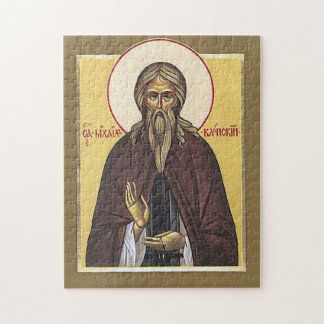 St. Michael the Fool-for-Christ Orthodox Icon Jigsaw Puzzle