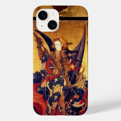 St Michael Vanquishing Devil as Medieval Knight Case_Mate iPhone 14 Case