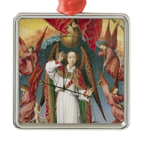 St. Michael Weighing the Souls Metal Ornament