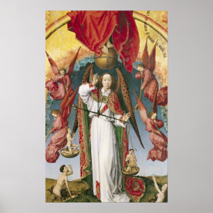 St. Michael Weighing the Souls Poster