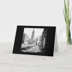 St. Michael's Church in Charleston, SC 1865 Card