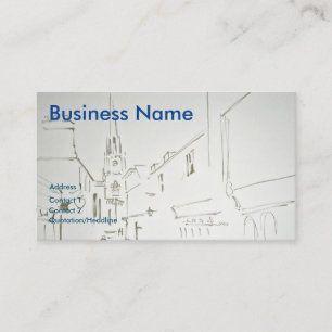 St Michaels Church in Green Street Bath UK Business Card