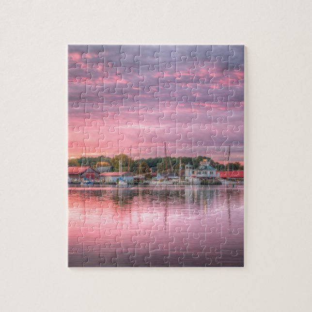 St. Michaels Harbor Jigsaw Puzzle (Vertical)