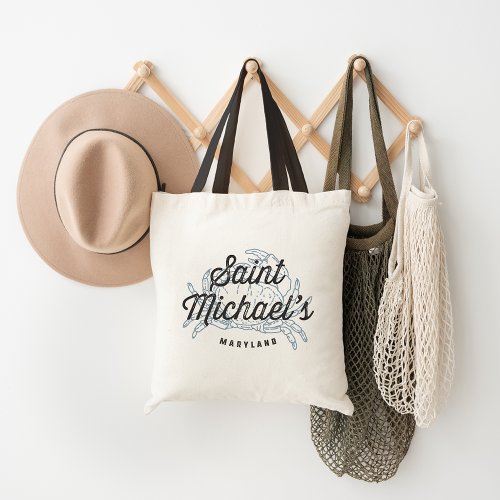 St Michaels Maryland Vintage Logo Tote Bag