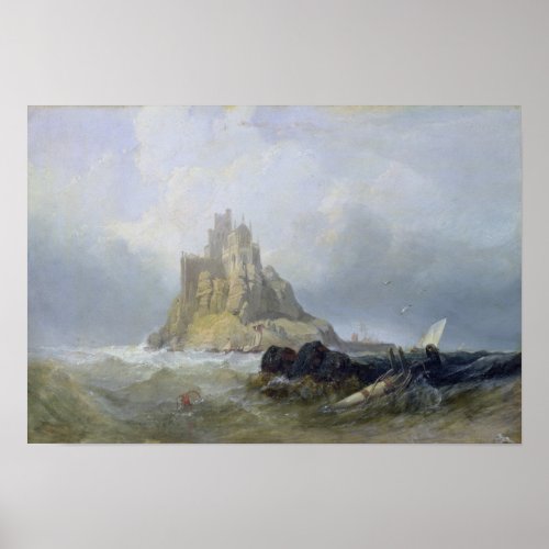 St Michaels Mount Cornwall Poster