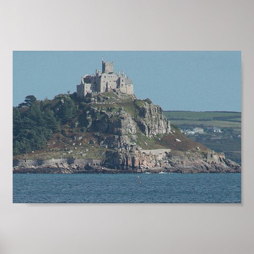 St Michaels Mount Cornwall Poster