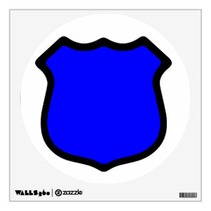 St. Michael's Shield 12"x12" (Style 1, Circular) Wall Decal