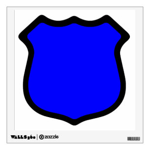St. Michael's Shield 12"x12" (Style 1, Square) Wall Decal