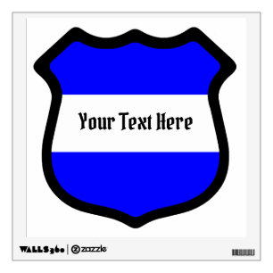 St. Michael's Shield 12"x12" (Style 2, Square) Wall Decal