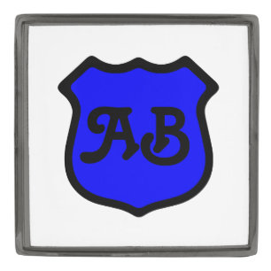 St. Michael's Shield Gunmetal Finish Lapel Pin