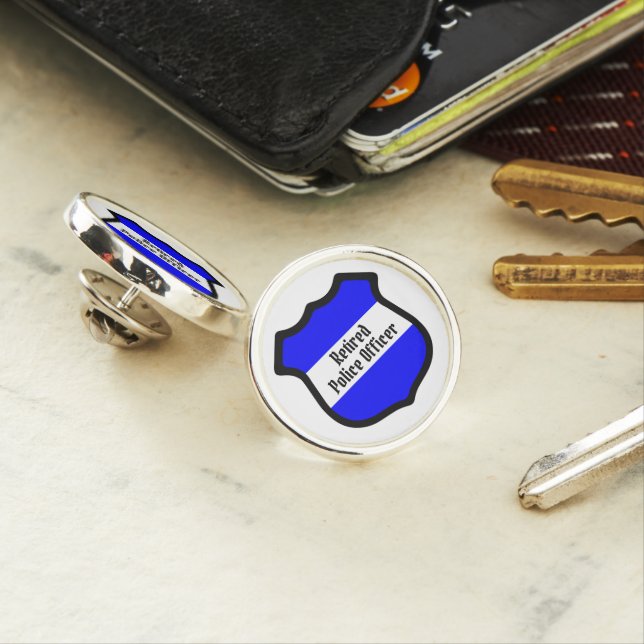 St. Michael's Shield Lapel Pin (In Situ)