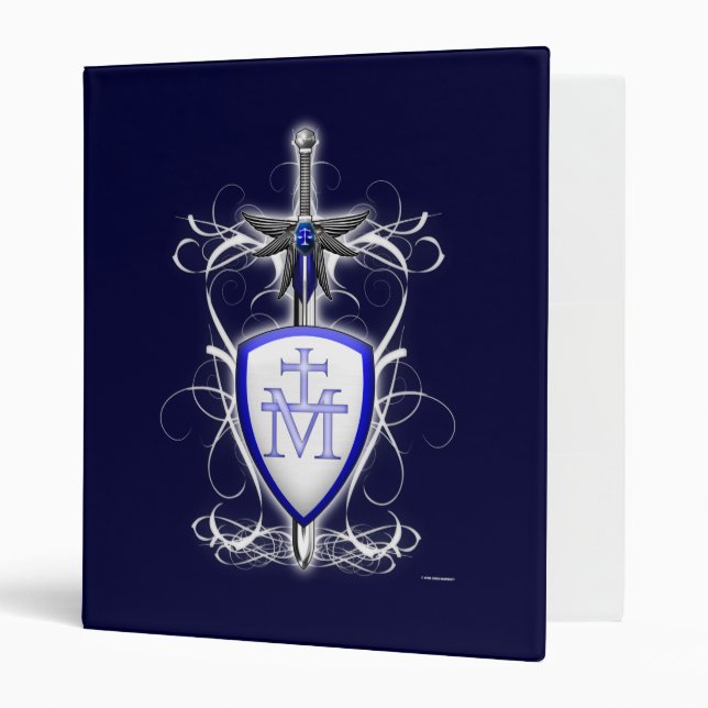 St. Michael's Sword 3 Ring Binder (Front/Inside)