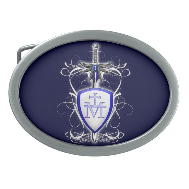 St. Michael's Sword Belt Buckle (Front)
