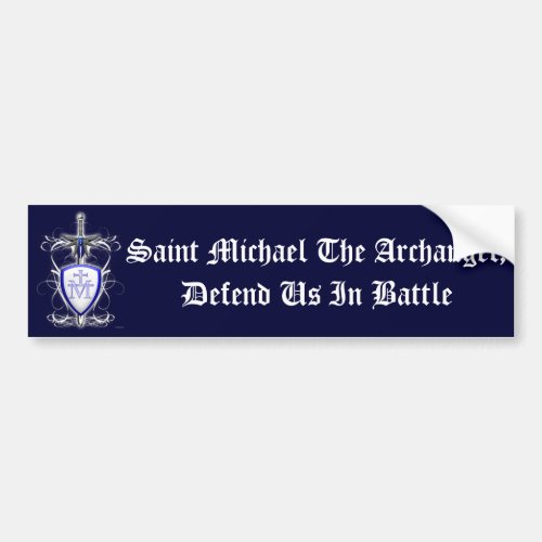 St Michaels Sword Bumper Sticker