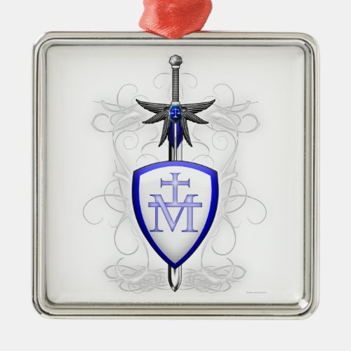 St Michaels Sword Metal Ornament