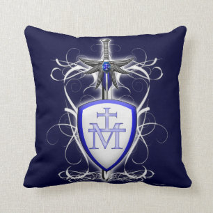 St. Michael's Sword Throw Pillow