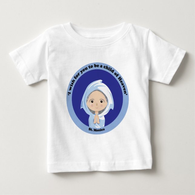 St. Monica Baby T-Shirt (Front)