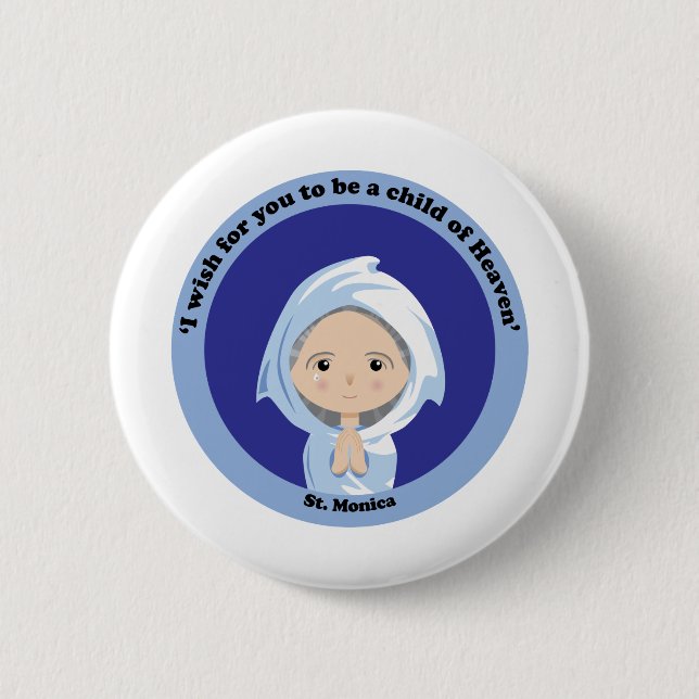 St. Monica Button (Front)