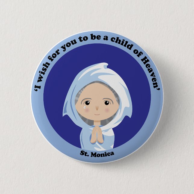 St. Monica Button (Front)