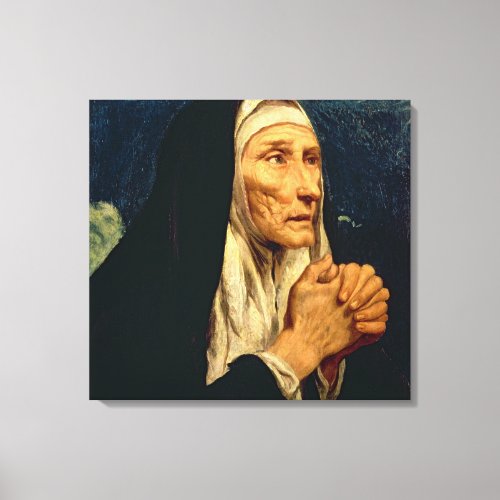 St Monica Canvas Print