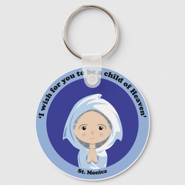 St. Monica Keychain (Front)