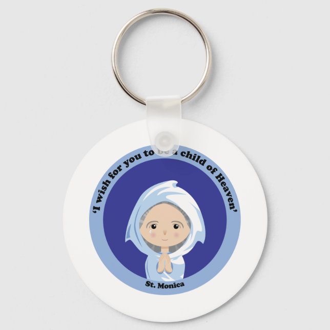 St. Monica Keychain (Front)