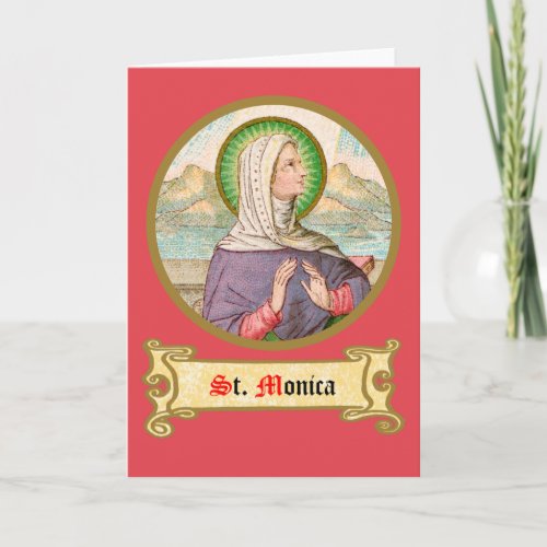 St Monica of Tagaste SAU 047 detail Card