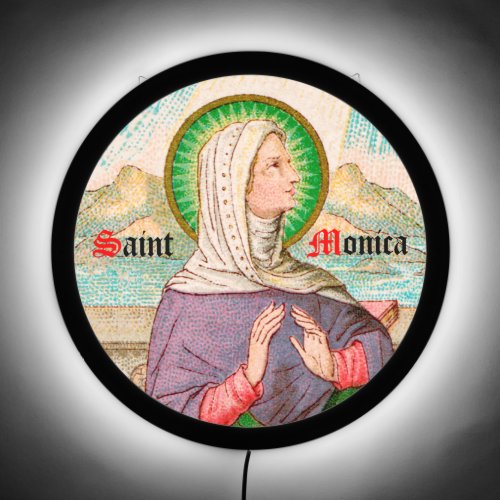 St Monica of Tagaste SAU 047 detail LED Sign