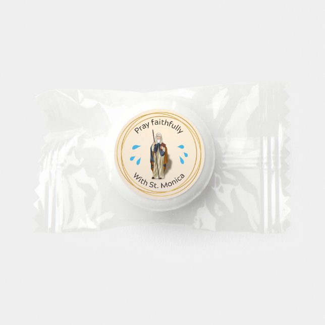 St. Monica Tears All Saints Halloween Life Saver® Mints (Front)