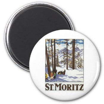 St.moritz Magnet by Trendshop at Zazzle