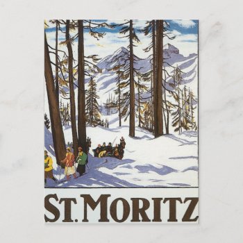 St.moritz Postcard by Trendshop at Zazzle