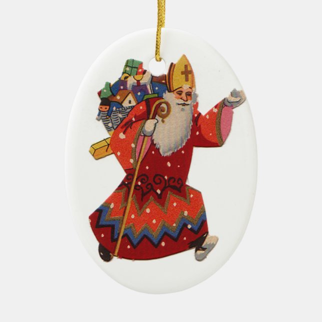St. Nicholas Christmas Ornament (Front)