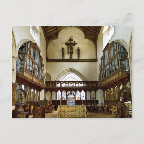 St Nicholas Church Blakeney UK postcard