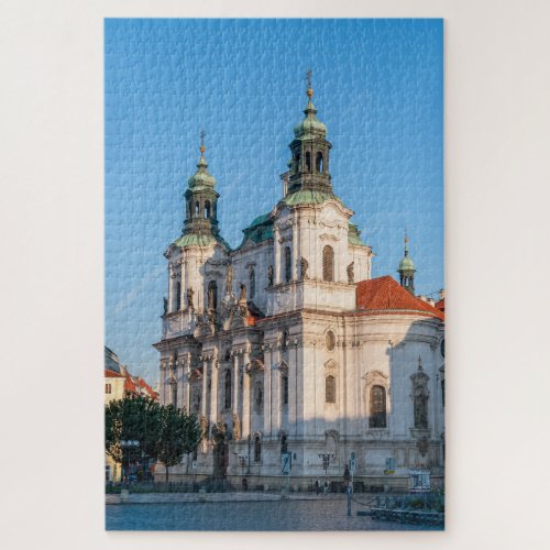 St Nicholas Church in the old town of Prague Jigsaw Puzzle