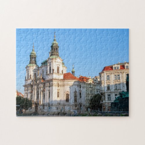 St Nicholas Church in the old town of Prague Jigsaw Puzzle