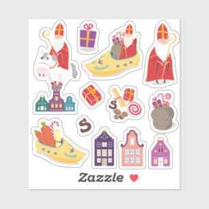 St Nicholas Day funny Sticker