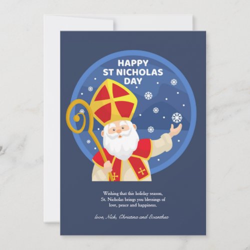 St Nicholas Day Greeting Card