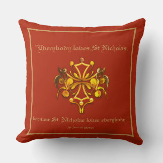 "St. Nicholas Day", Throw Pillow