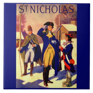 St. Nicholas February 1929 George Washington cover Ceramic Tile