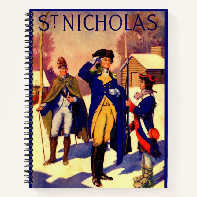 St. Nicholas February 1929 George Washington cover Notebook (Front)