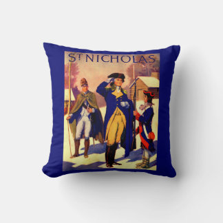 St. Nicholas February 1929 George Washington cover Throw Pillow