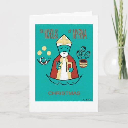 St Nicholas Greeting Card