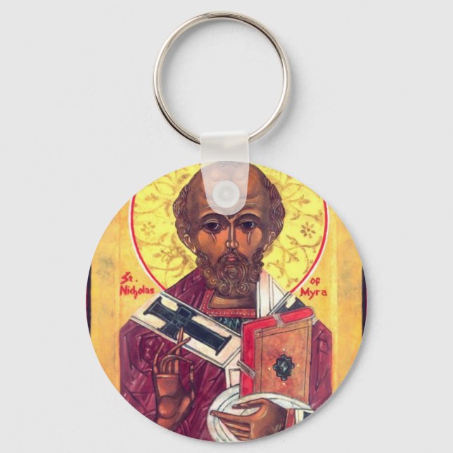 St. Nicholas Keychain (Front)