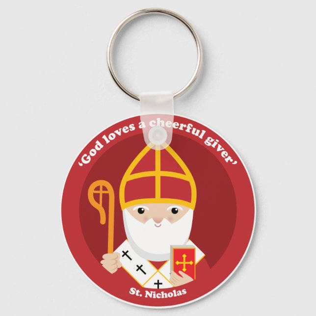 St. Nicholas Keychain (Front)