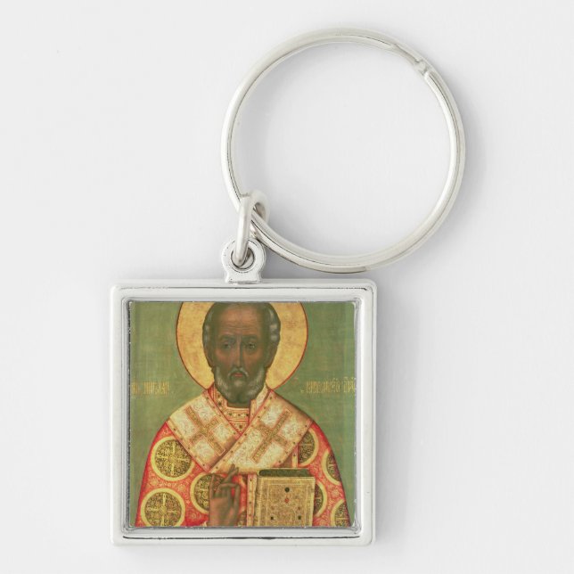 St. Nicholas, Moscow School Keychain (Front)