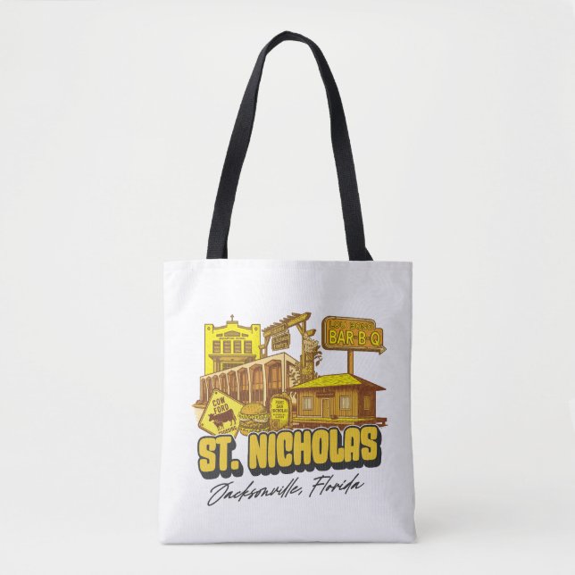 St. Nicholas Neighborhood Tote Bag (Front)